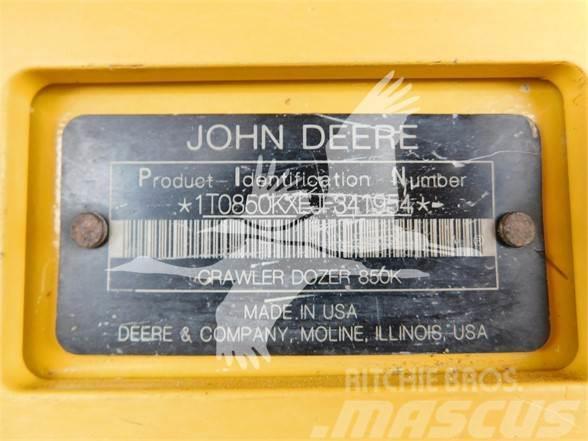 John Deere 850K WLT Telaketjupuskutraktorit