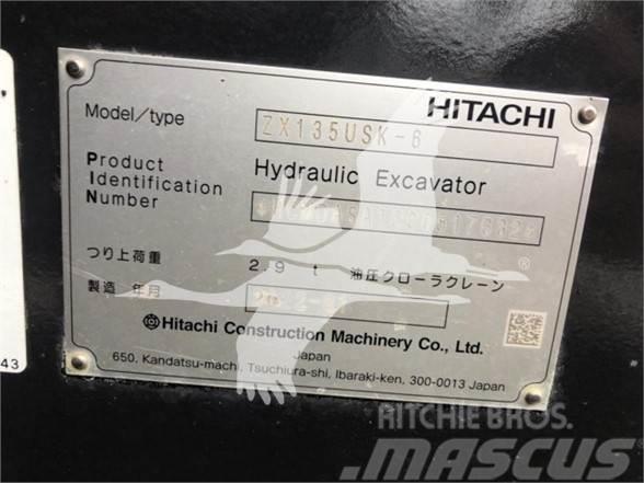 Hitachi ZX135USK-6 Telakaivukoneet