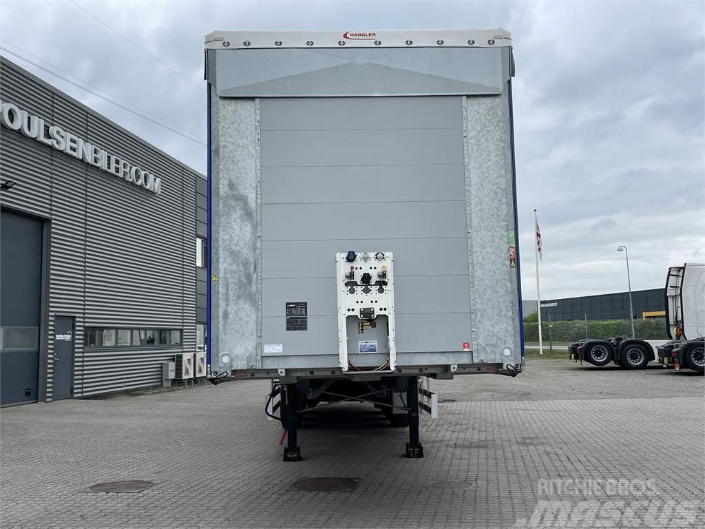 Hangler 3-aks gardintrailer Zepro lift + hævetag Pressukapellipuoliperävaunut