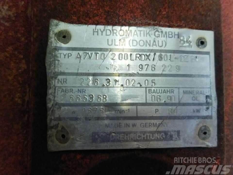 Hydromatik A7VTO 200 LRDX Hydrauliikka