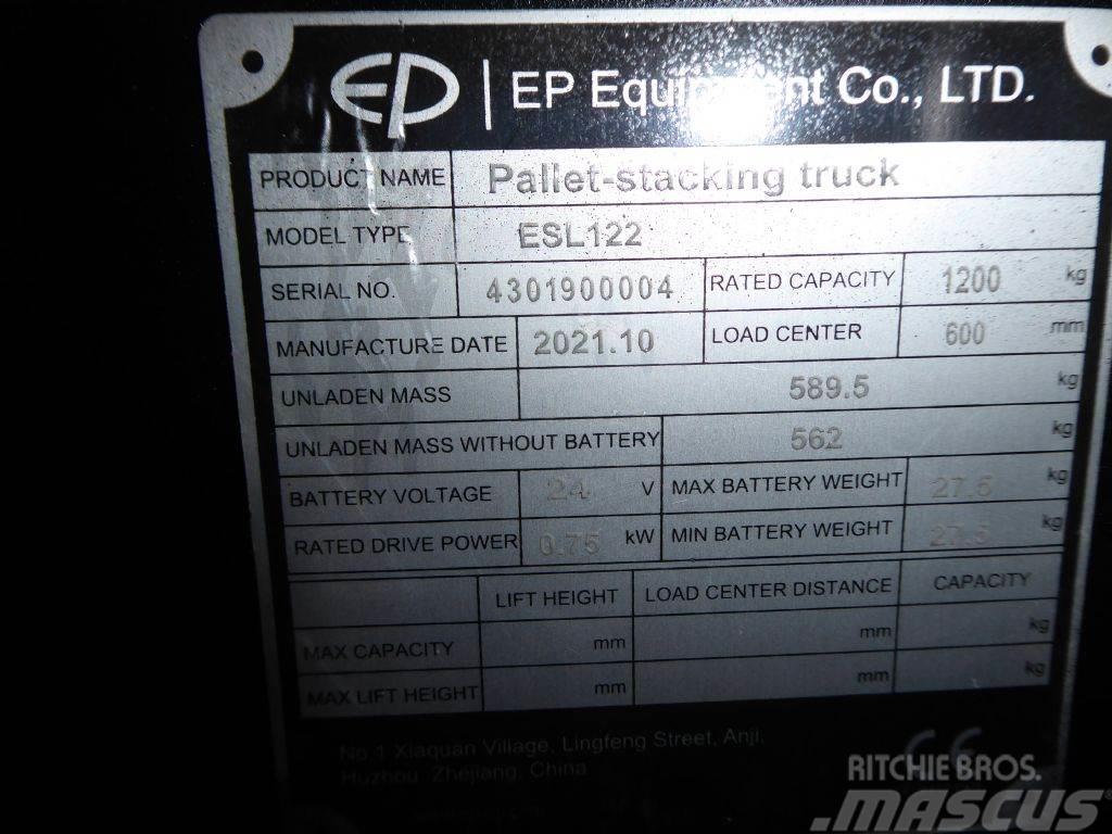 EP Equipment ESL122 Käyden ajettavat pinoamistrukit