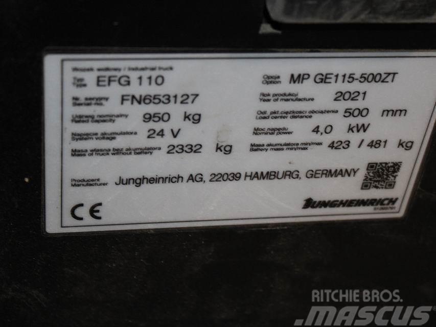 Jungheinrich EFG 110 MP GE115-500ZT Sähkötrukit