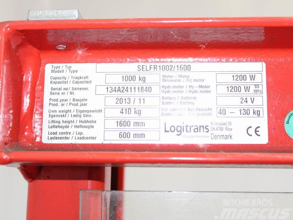 Logitrans SELFR 1002/1600 Käyden ajettavat pinoamistrukit