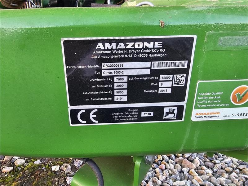 Amazone Cirrus 6003-2C med GreenDrill 500 Kylvölannoittimet