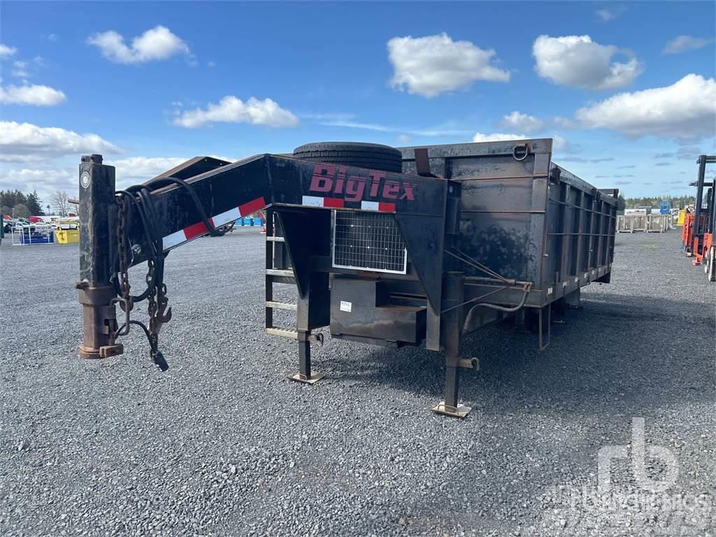 Big Tex 16 ft T/A Gooseneck Dump (Inope ... Autonkuljetusperävaunut