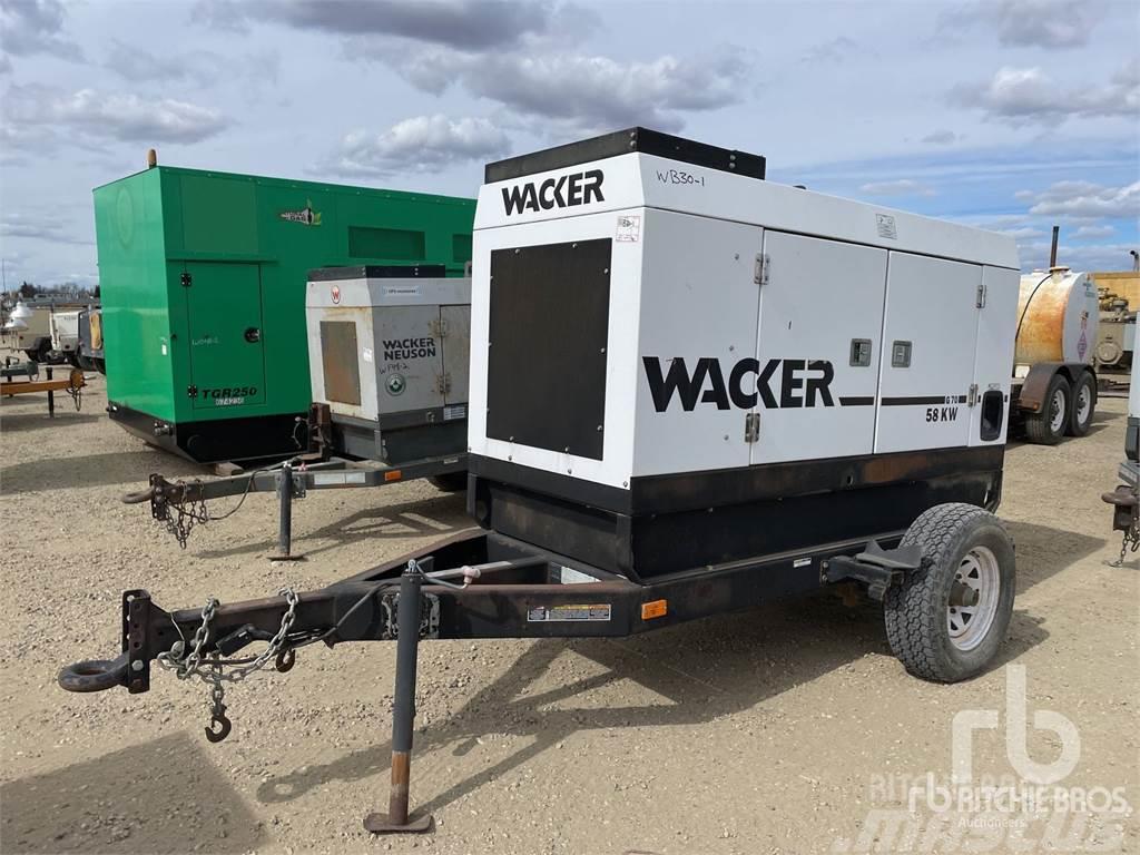Wacker G70 Dieselgeneraattorit