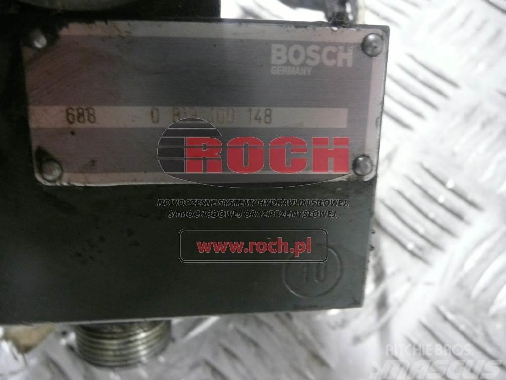Bosch 688 0813100148 - 1 SEKCYJNY + ELEKTROZAWÓR + CEWKI Hydrauliikka