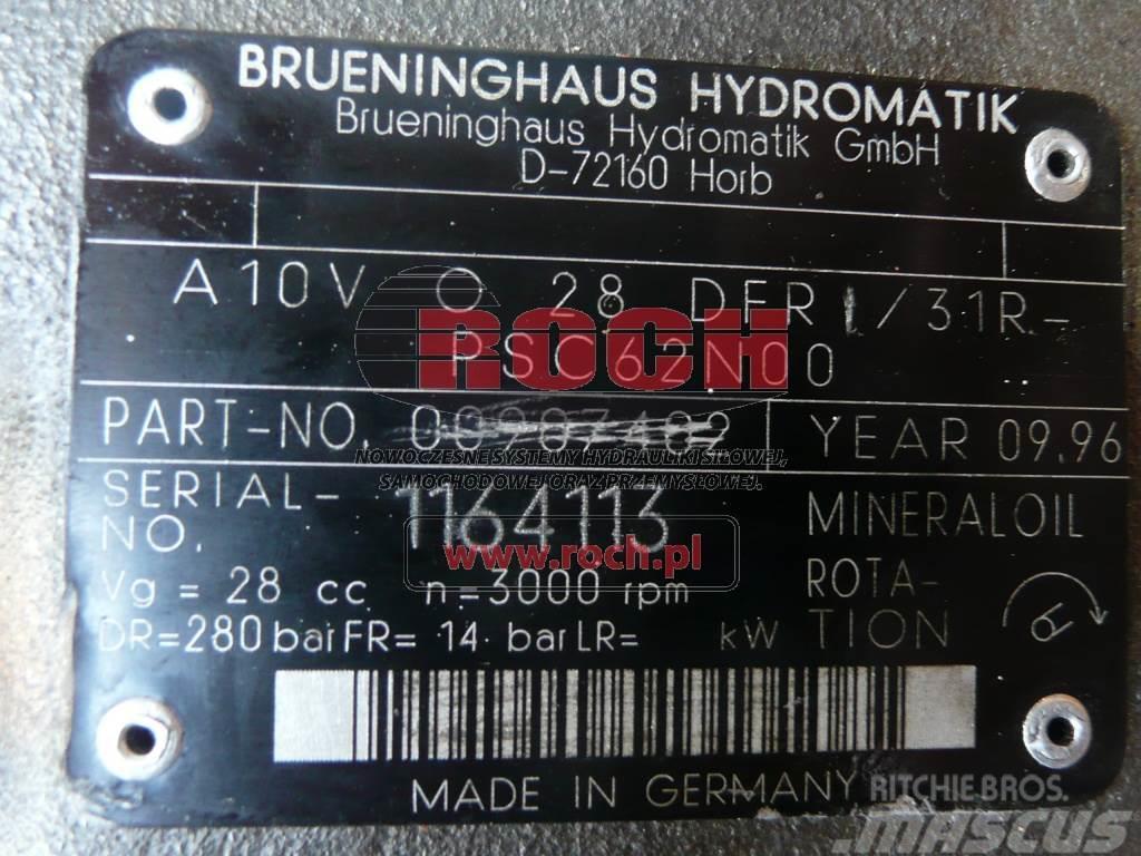 Brueninghaus Hydromatik A10VO28DFR/31R-PSC62N00 00907402 Hydrauliikka