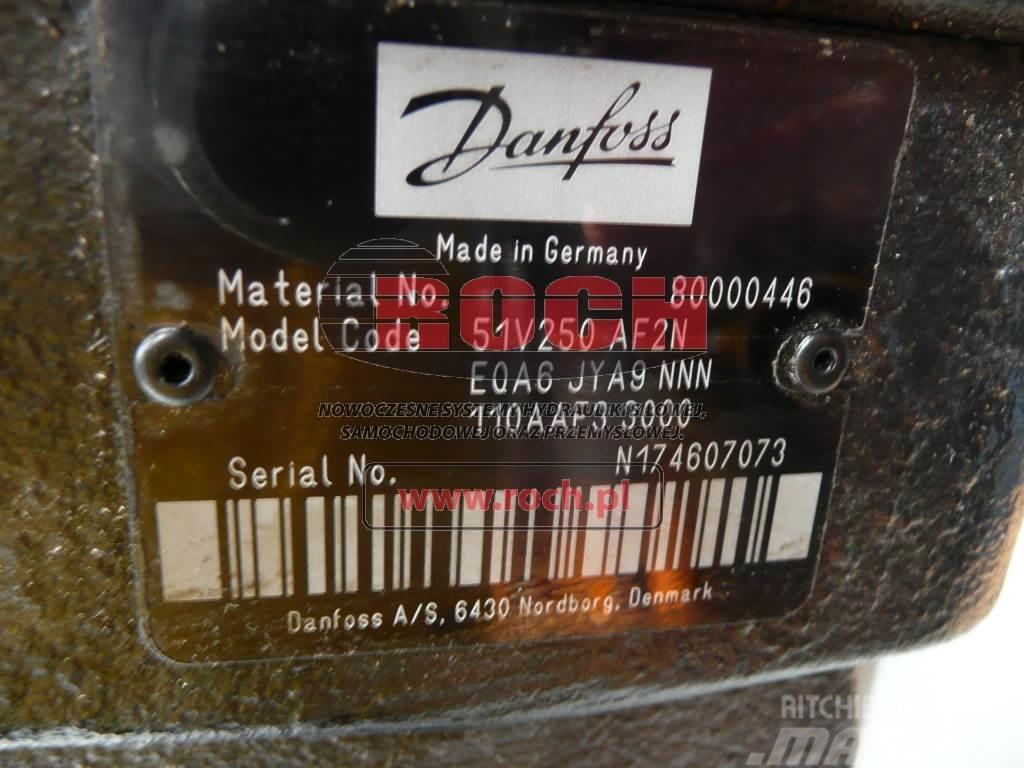 Danfoss 80000446 51V250AF2N E0A6 JYA9 NNN 110AAF3 3000 Moottorit