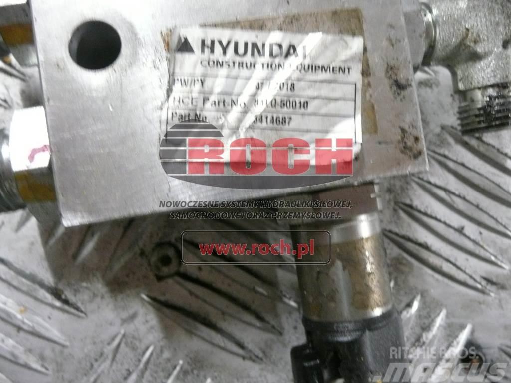 Hyundai 81LQ-50010 3414687 3414686 + 3036401 24VDC 30OHM - Hydrauliikka