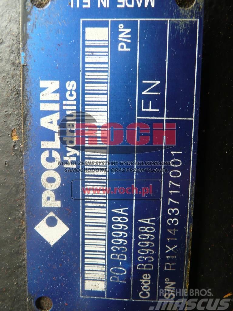 Poclain P0-B39998A B39998A + B45856S I1X1506539/004 FB-27- Moottorit