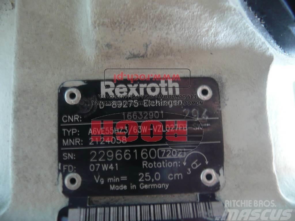 Rexroth A6VE55HZ3/63W-VLZ027FB-SK 2124058 16632901 + GFT17 Moottorit