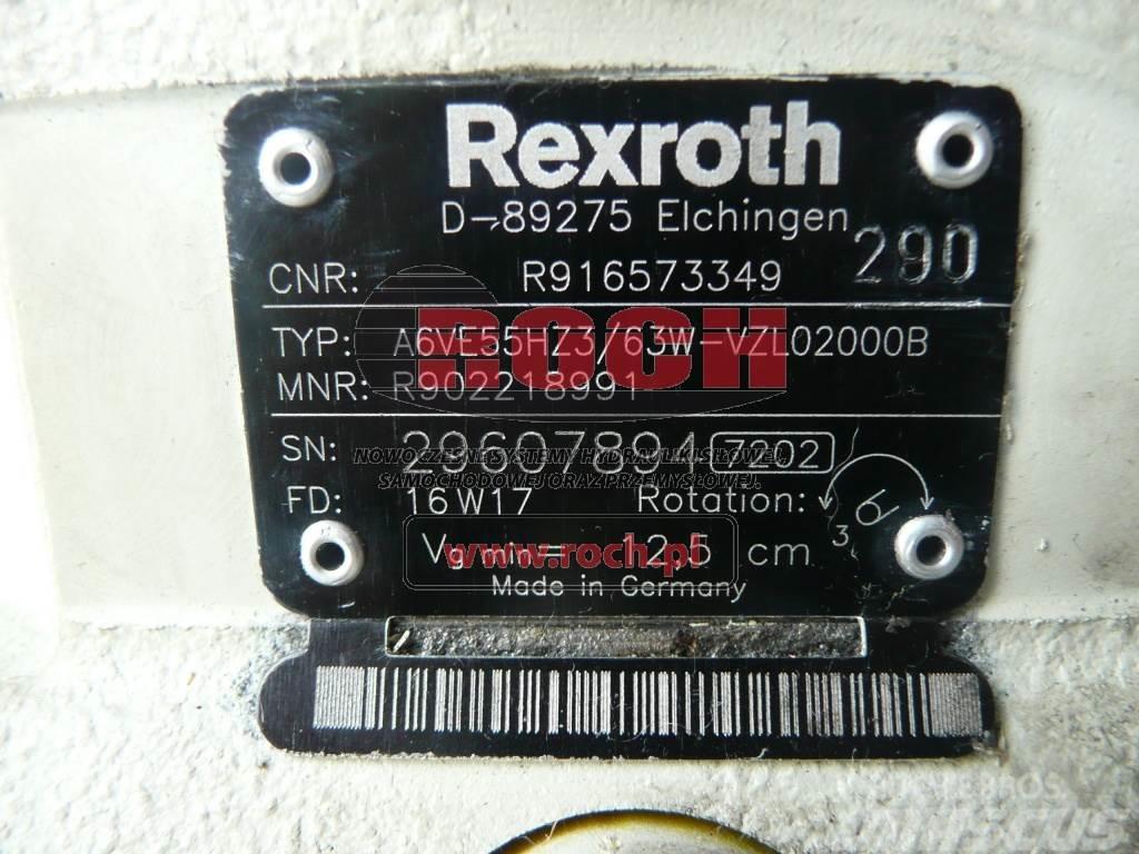 Rexroth A6VE55HZ3/63W-VZL02000B Moottorit
