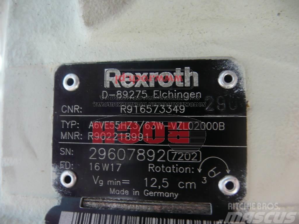 Rexroth A6VE55HZ3/63W-VZL02000B R902218991 r916573349+ GFT Moottorit