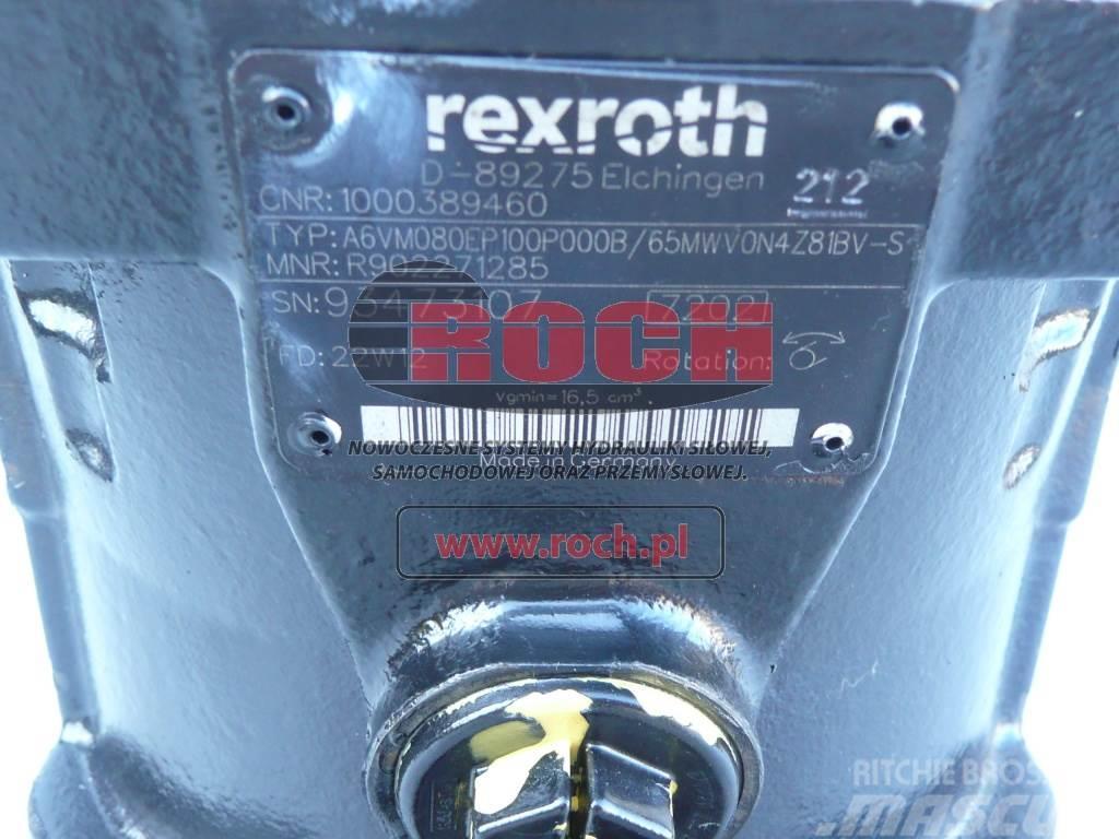 Rexroth A6VM080EP100P000B/65MWVON4Z81BV-S 1000389460 Moottorit