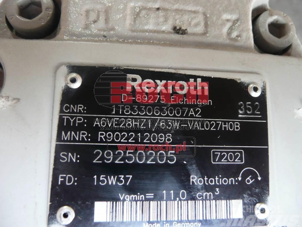 Rexroth + BONFIGLIOLI A6VE28HZ1/63W-VAL027H0B 1T833063007A Moottorit