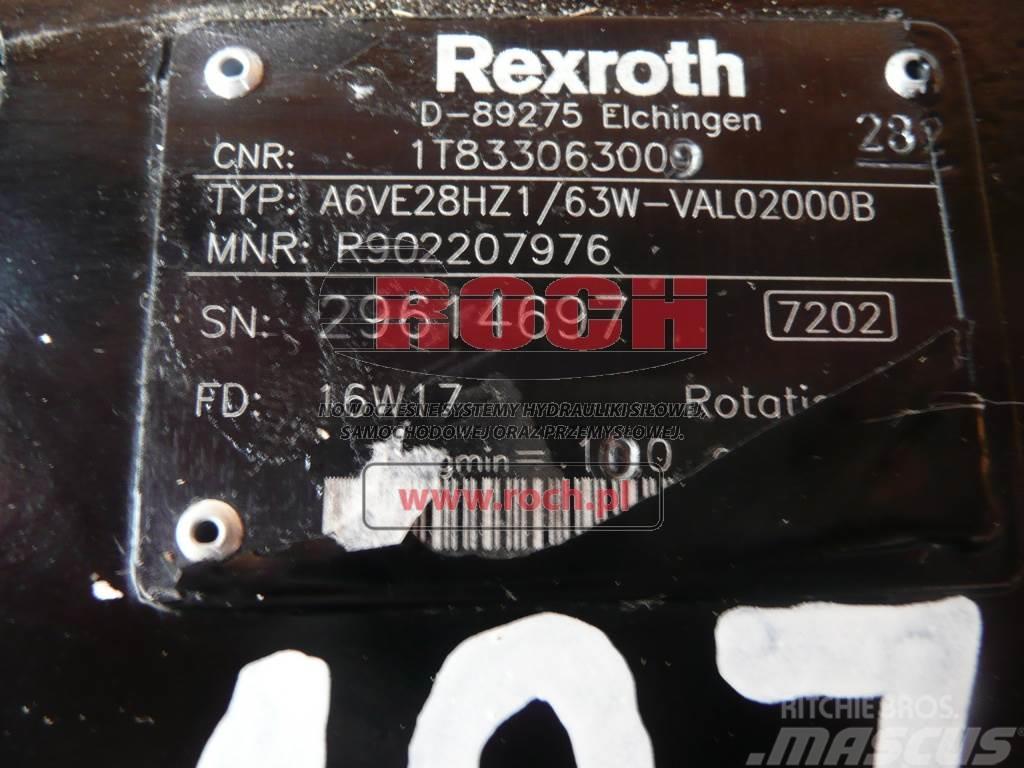 Rexroth + BONFIGLIOLI A6VE28HZ1/63W-VAL02000B R902207976 1 Moottorit