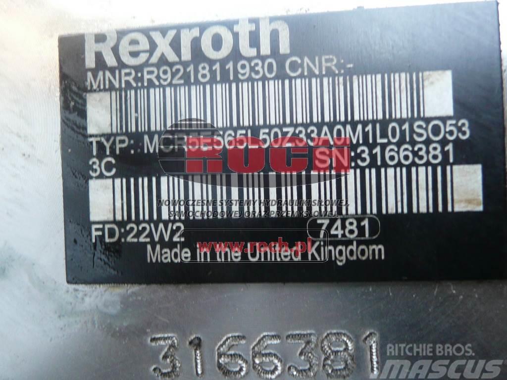 Rexroth MCR5E 565L50Z33A0M1L01S0533C Moottorit
