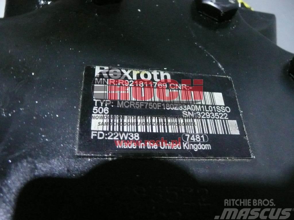Rexroth MCR5F750F180Z33A0M1L01SS0506 Moottorit