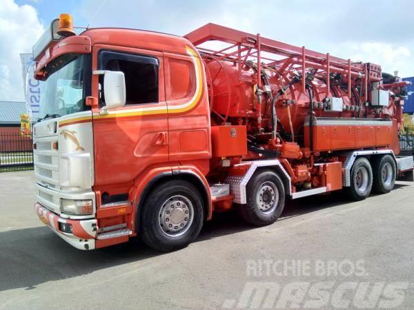 Scania Helmers recycler 164 G Paine-/imuautot