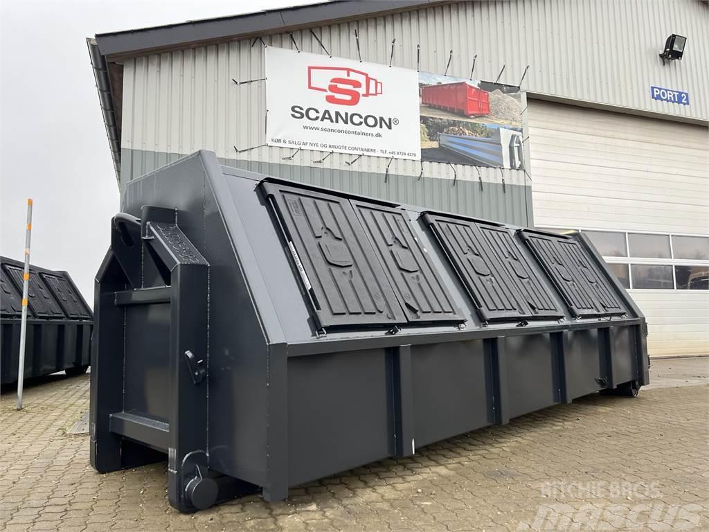  Scancon SL5015 - 5000mm lukket container 15m3 Koukkulavalaitteet