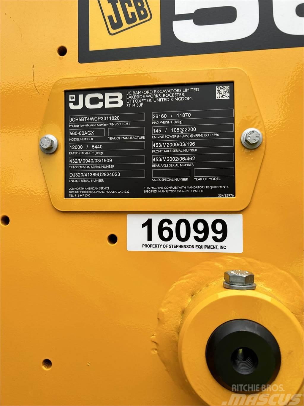 JCB 560-80 AGRI XTRA Kurottajat