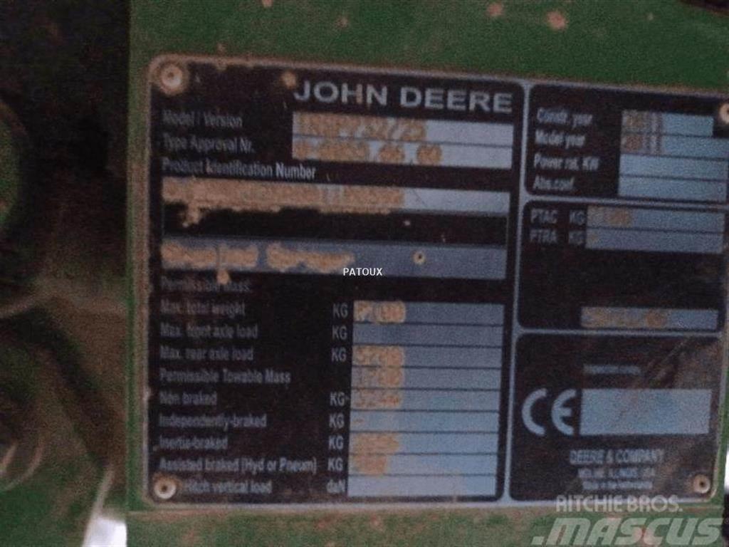 John Deere 732I Hinattavat ruiskut