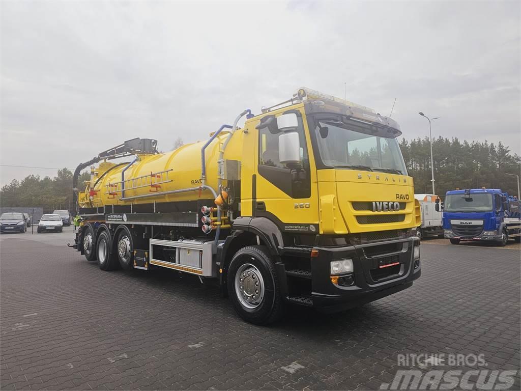 Iveco RAVO WUKO FOR CHANNEL CLEANING druck saug kanal Paine-/imuautot