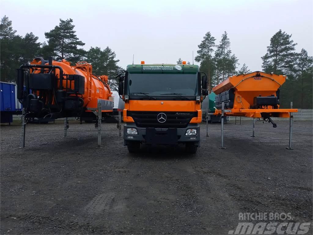 MB Trac ACTROS 2636 6x4 WUKO + MUT SAND MACHINE FOR CHANNE Lumiaurat