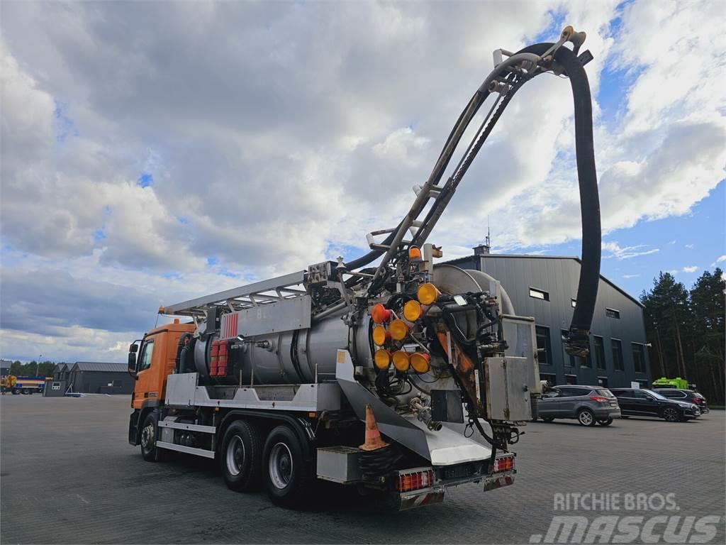 Mercedes-Benz WUKO KROLL COMBI FOR SEWER CLEANING Tienhoitoautot