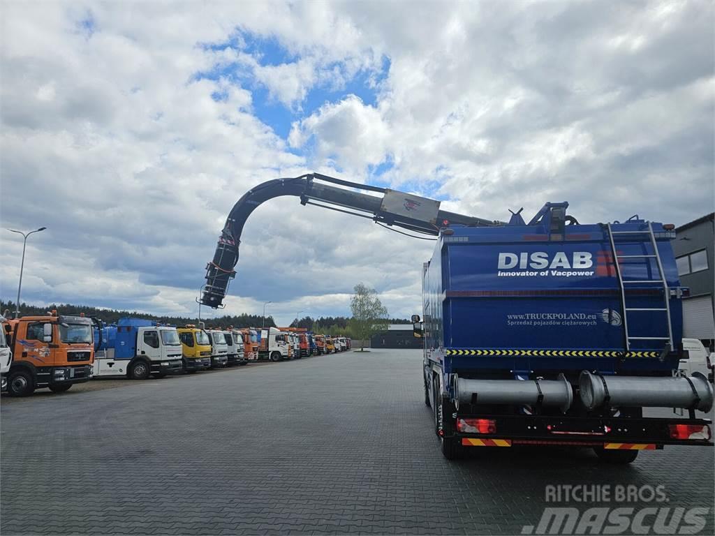 Scania DISAB ENVAC Saugbagger vacuum cleaner excavator su Jäteautot