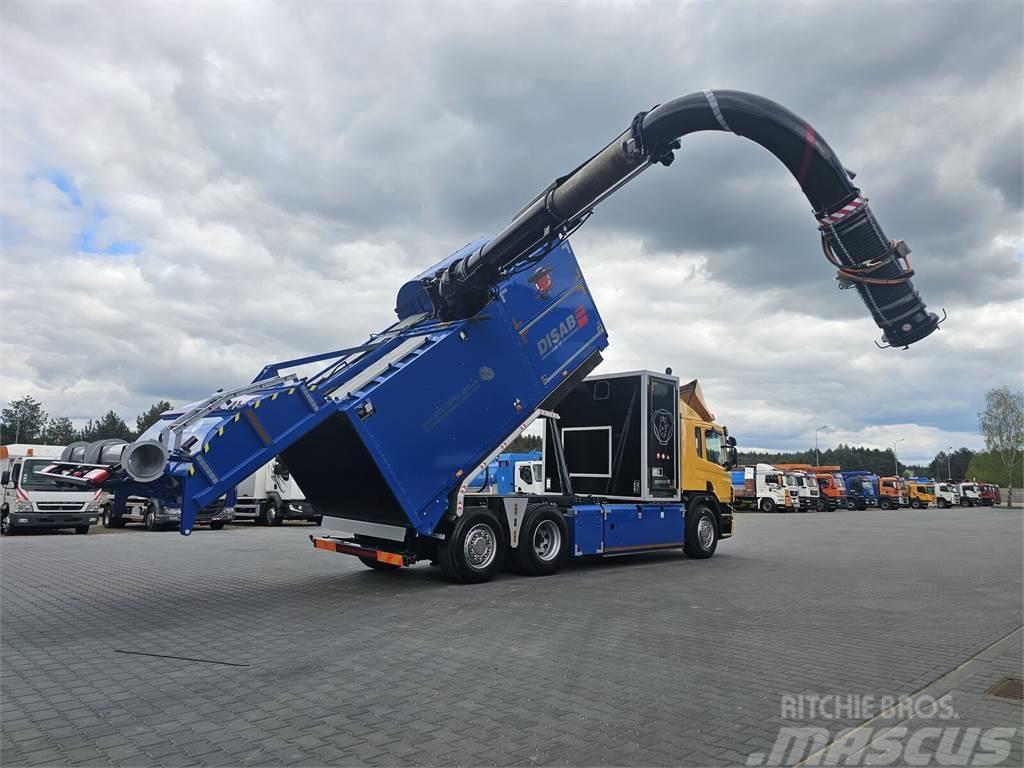 Scania DISAB ENVAC Saugbagger vacuum cleaner excavator su Taajamakoneet