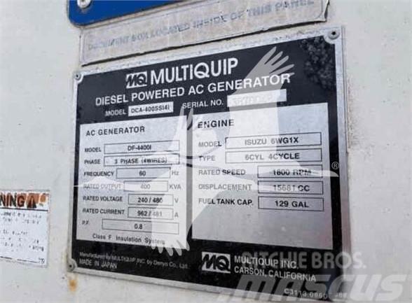 MultiQuip WHISPERWATT DCA400SSI4i Kaasugeneraattorit