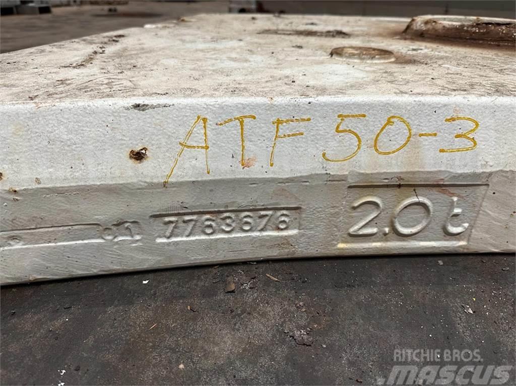 Faun ATF 50-3 counterweight 2 ton Nosturien osat ja lisävarusteet