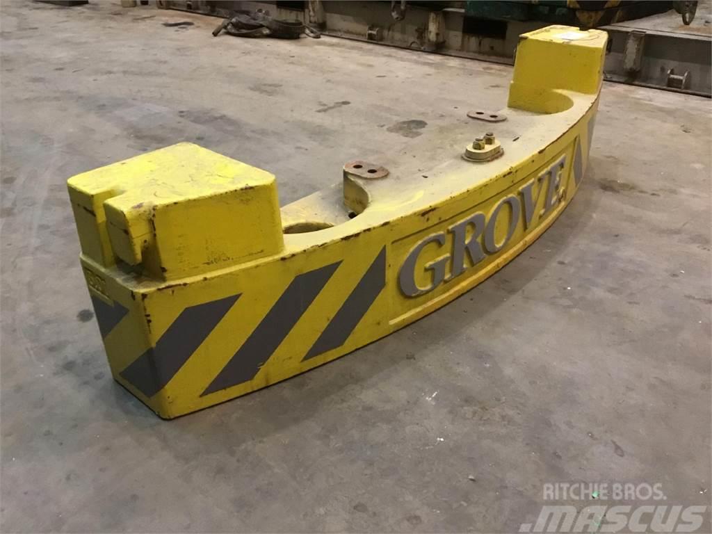 Grove GMK 2035 counterweight 3.0 ton Nosturien osat ja lisävarusteet