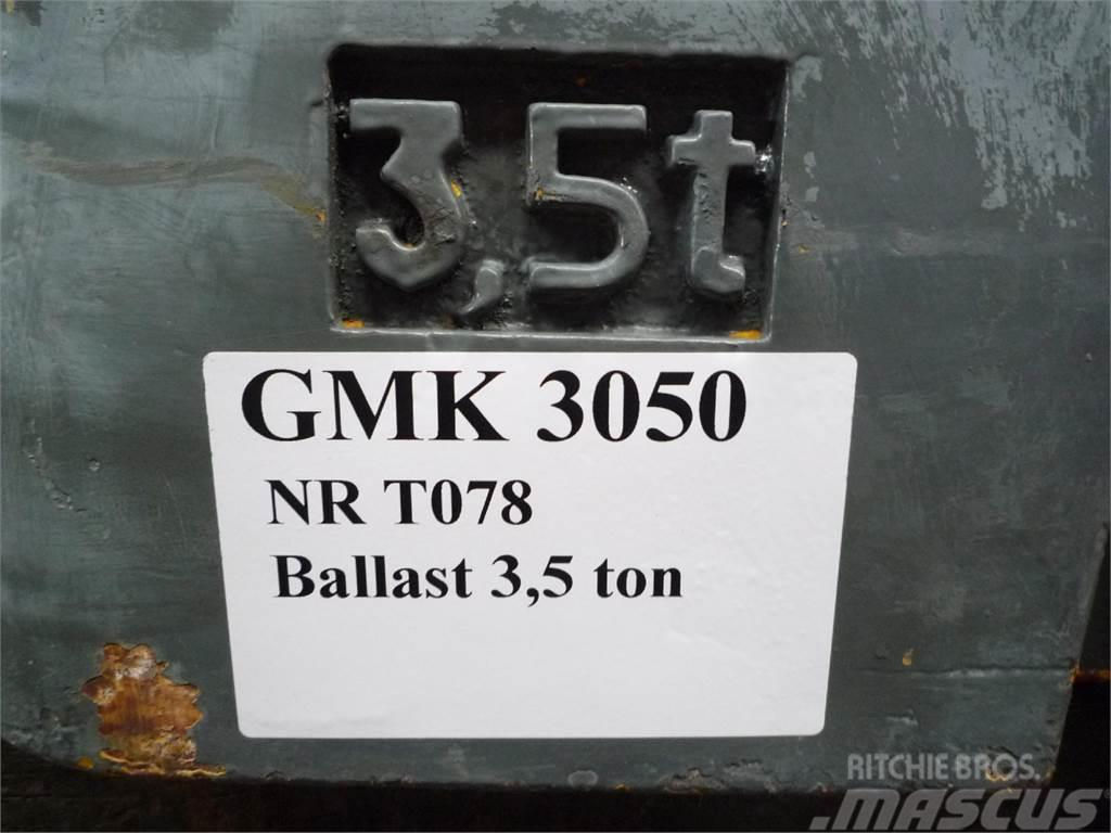 Grove GMK 3050 counterweight 3,5 ton Nosturien osat ja lisävarusteet