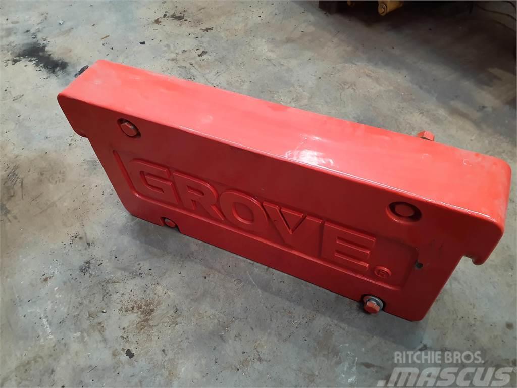 Grove GMK 5130-2 counterweight 1 ton Nosturien osat ja lisävarusteet
