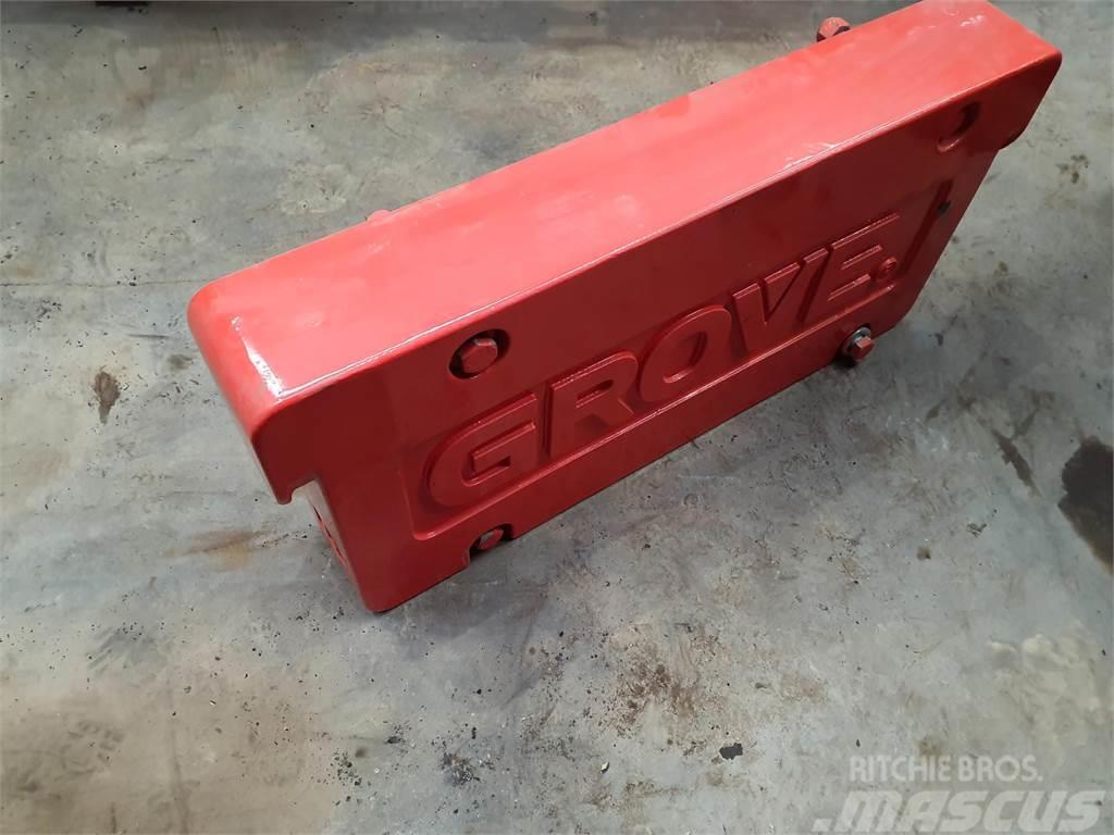 Grove GMK 5130-2 counterweight 1 ton Nosturien osat ja lisävarusteet