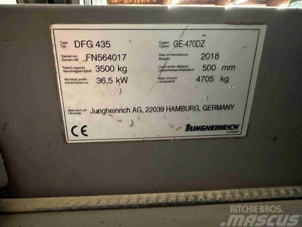 Jungheinrich DFG 435 - TRIPLEX 4,7 m Dieseltrukit