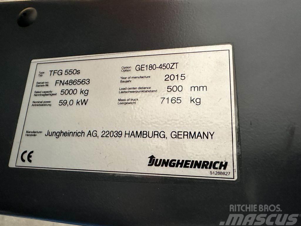 Jungheinrich TFG 550s - nur 1080 Stunden !!! Nestekaasutrukit